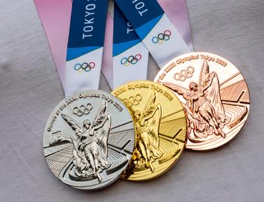 Olympic gold medals are actually made mostly of silver