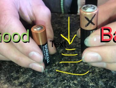 Bounce batteries to see if they are good or bad the higher they bounce the lower the charge they have in them