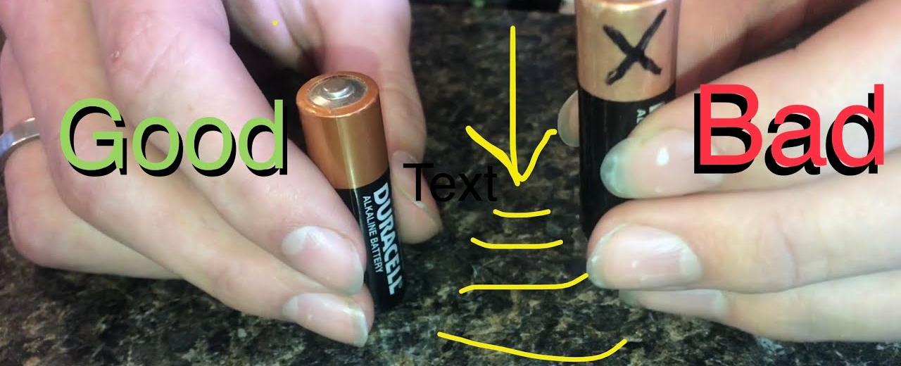 Bounce batteries to see if they are good or bad the higher they bounce the lower the charge they have in them