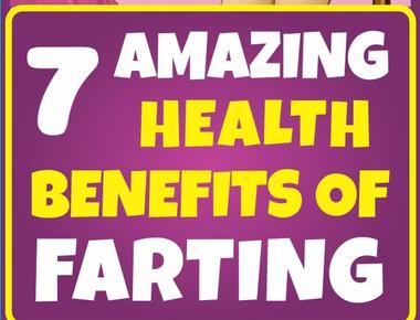 Farting is healthy as it means your digestive system is functioning as it should