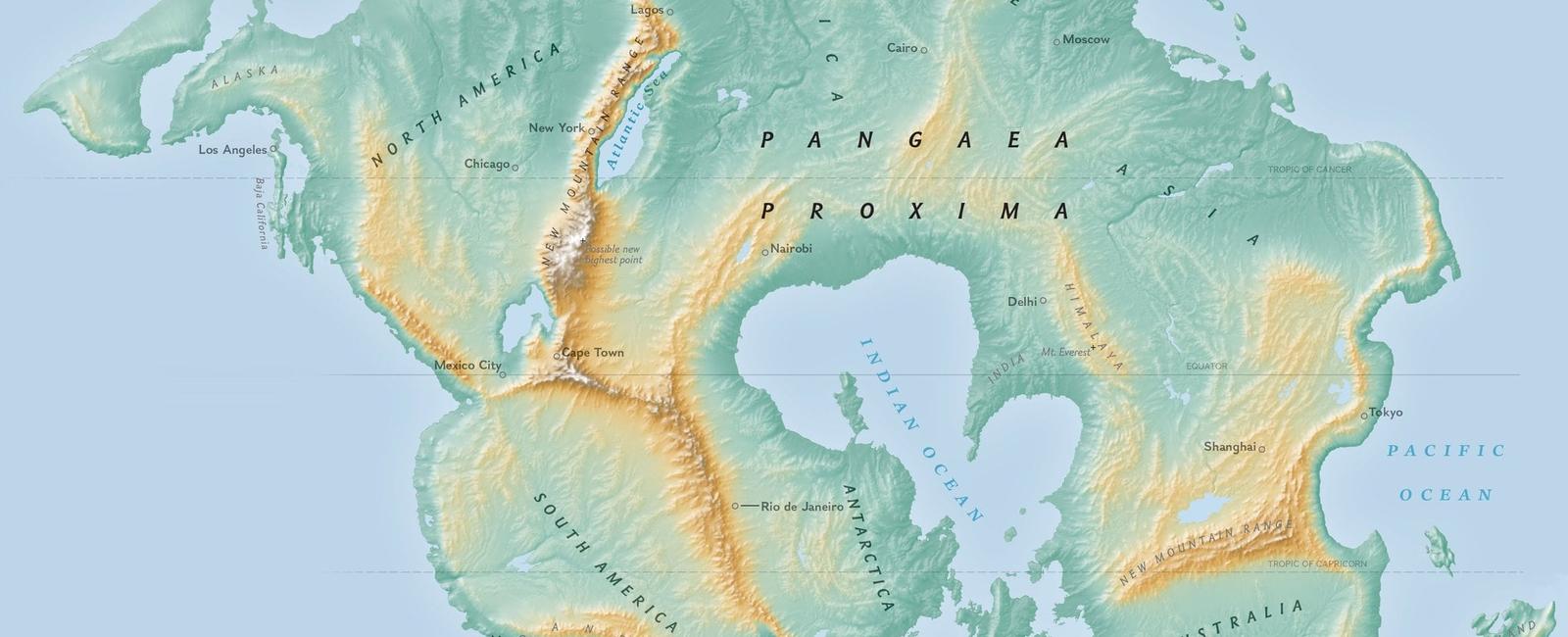 Scientists predict a new supercontinent pangaea ultima to form in the next 300 million years