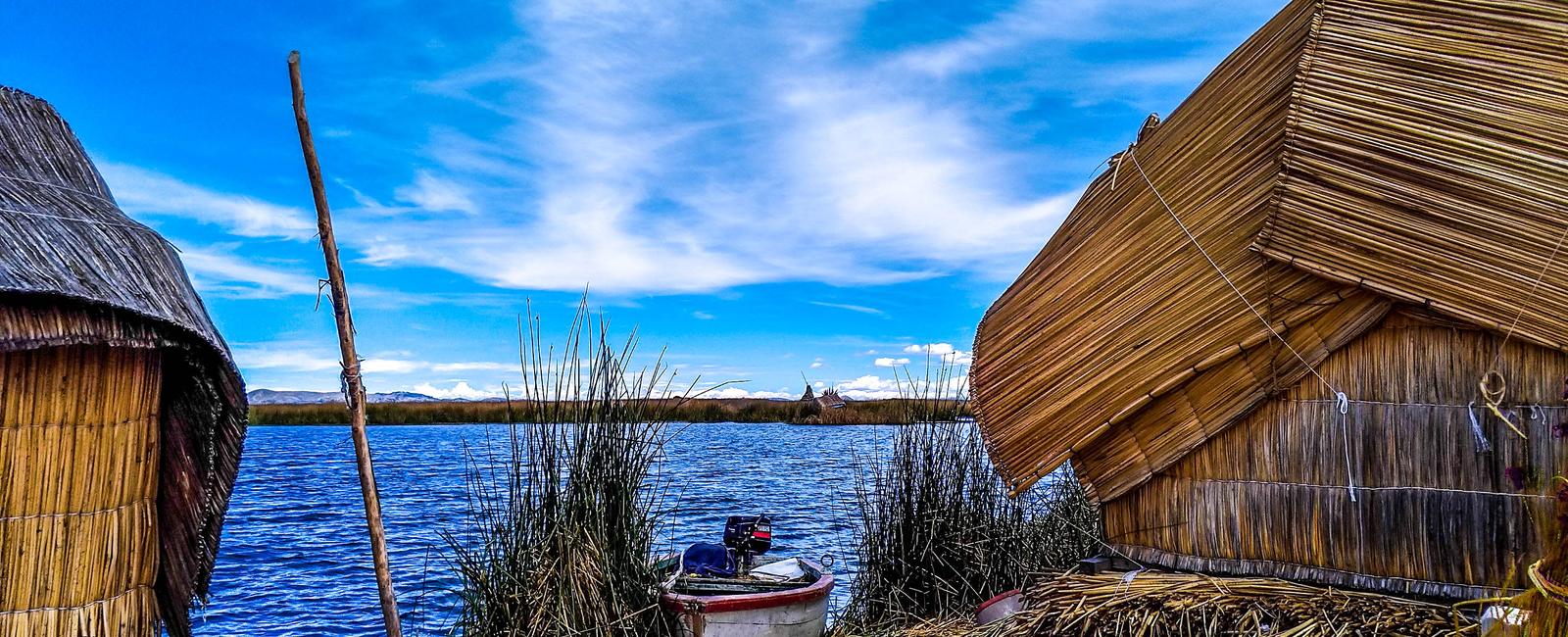 In peru there are floating islands found in lake titicaca these islands were built on stacks of reeds and designed to easily be moved away from danger