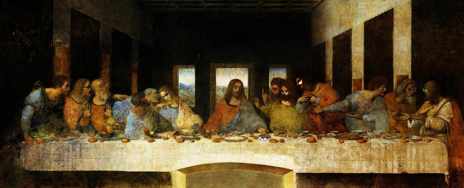 Probably the most famous dinner party in history lastsupper