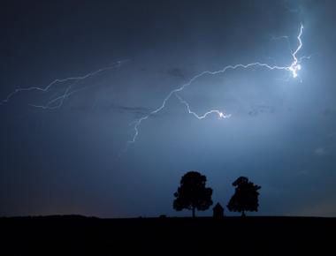 A bolt of lightning can measure up to 3 000 000 volts and it lasts less than one second