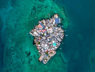 The most densely populated island on earth can fit on 2 soccer fields santa cruz del islote near colombia has over 1200 inhabitants living on a 130 680 0 sq ft a soccer field is usually 76 900 sq ft