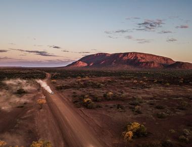 Mount augustus in australia is not a mountain but instead just a giant rock so giant at 2 300 feet tall 701m it can be seen from 100 miles 160 km away