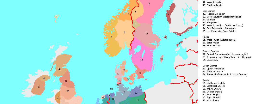 English is a germanic language descended from the same language family as german dutch swedish and 43 other germanic languages