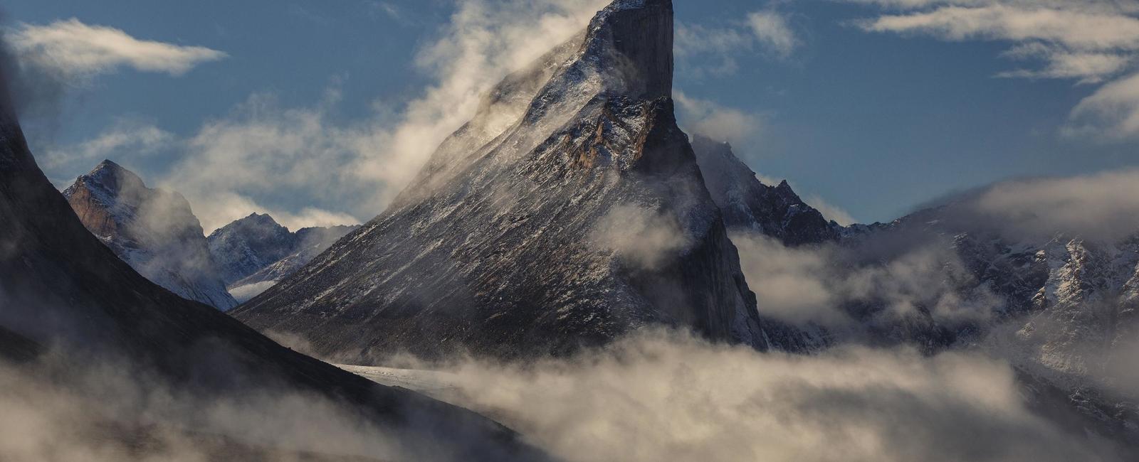 The highest vertical drop on earth is almost 1 mile off of mt thor on baffin island in canada