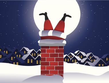 Santa s favorite entrance chimney