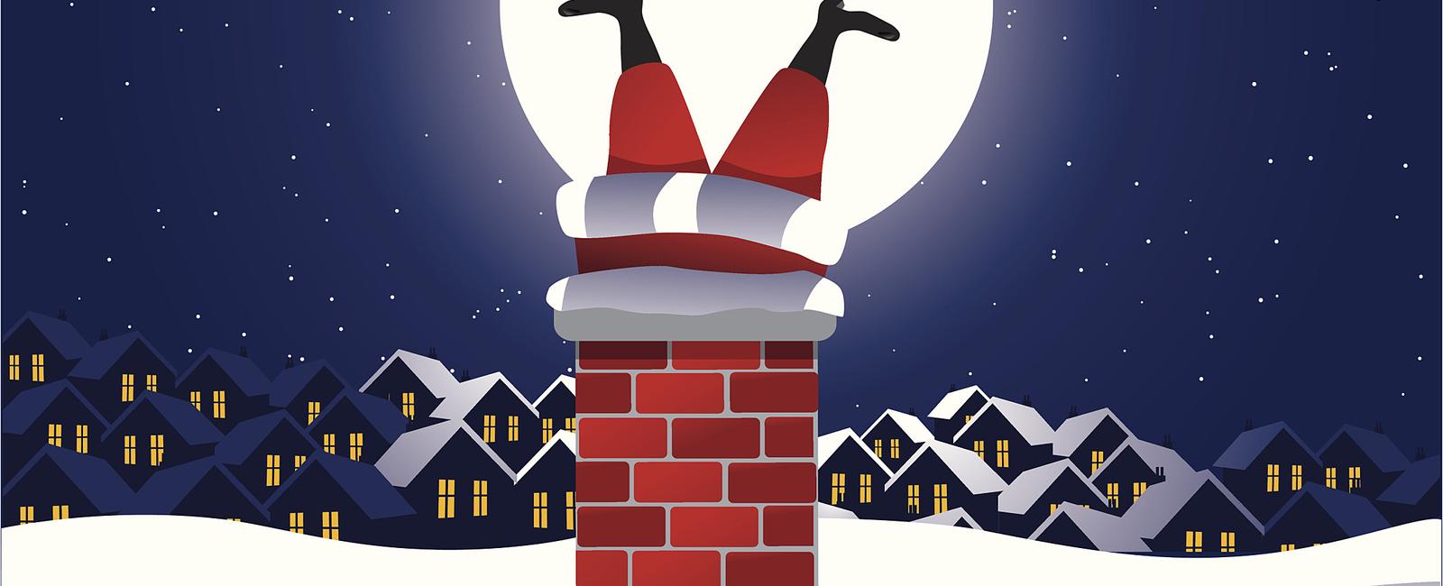 Santa s favorite entrance chimney