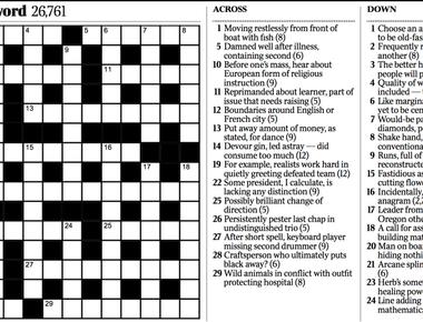 The new york times dismissed crossword puzzles as a fad in its 1920s heyday today their sunday edition crossword puzzle is the most iconic around the world