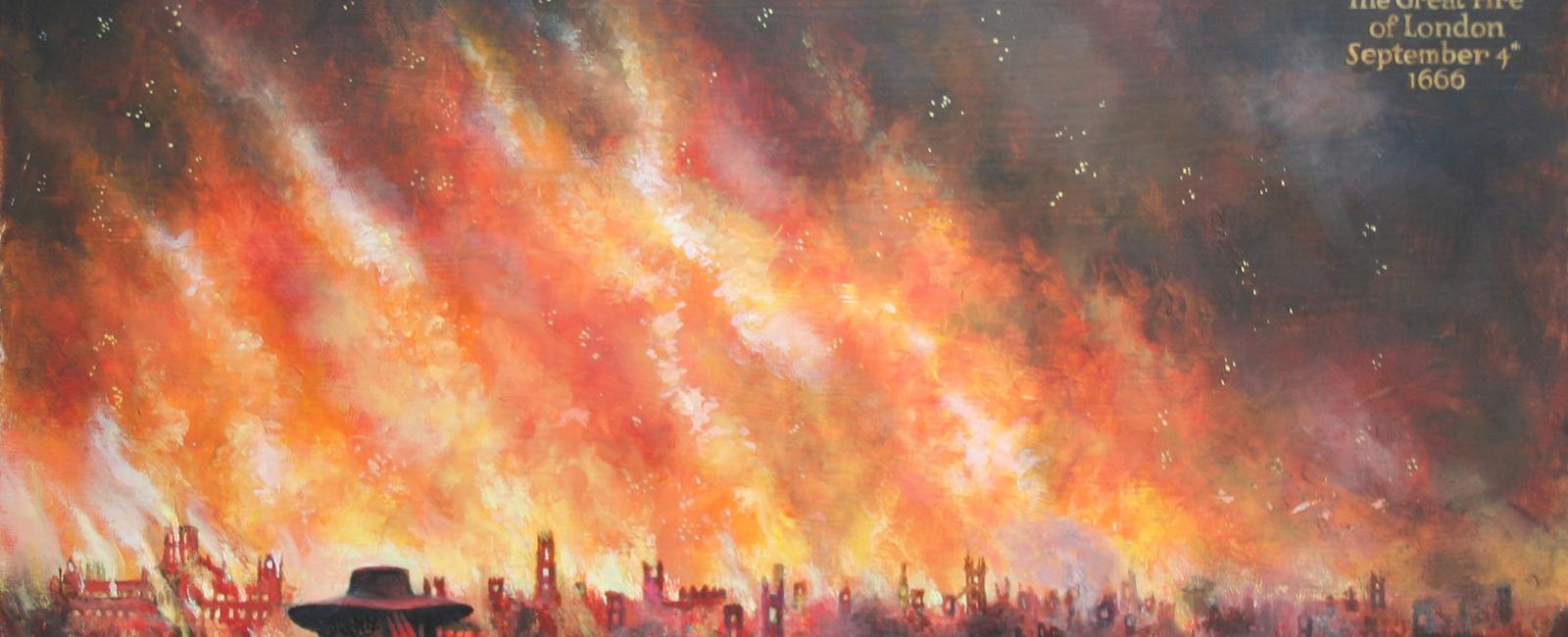 In the great fire of london in 1666 half of london was burnt down but only 6 people died