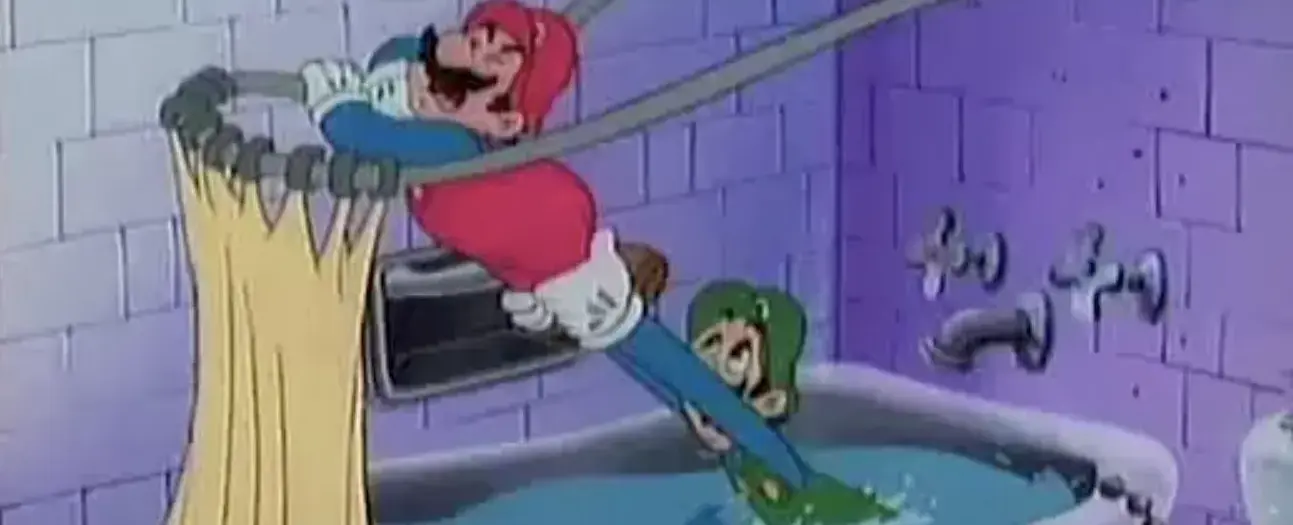 Possibly the only plumber ever to rescue a princess mario