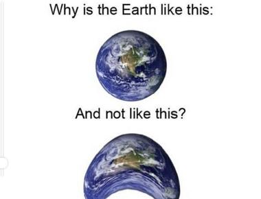 The earth isn t perfectly round it is slightly flattened at the north and south poles