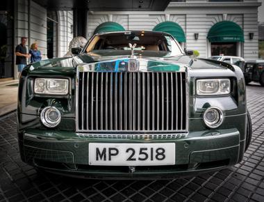 The city with the most rolls royce per capita is hong kong
