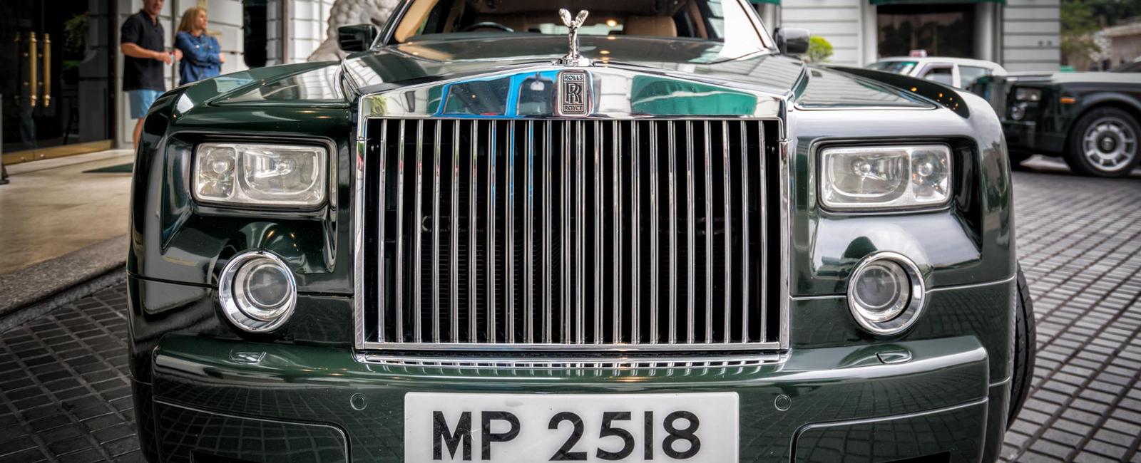 The city with the most rolls royce per capita is hong kong
