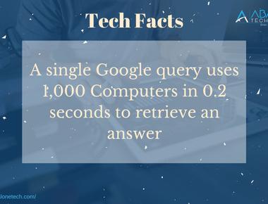 A single google query uses 1 000 computers in 0 2 seconds to retrieve an answer