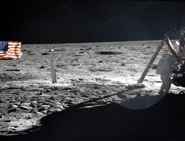 The very first manned moon landing was in 1969 from the famous nasa apollo 11 mission