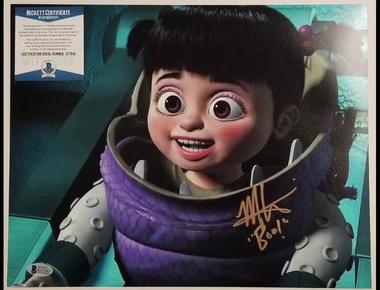 Boo the young girl in monsters inc was voiced by mary gibbs the toddler daughter of one of the film s storyboard artists