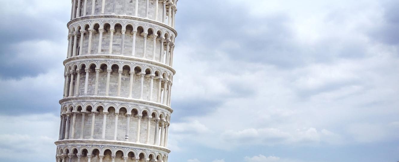 There are 269 steps to the top of the leaning tower of pisa