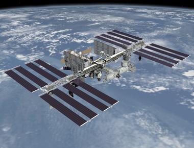 The international space station is the largest artificial body in orbit it s about 108m wide 73m long and 20m high because it s so big it s easy to see at dusk or dawn just download an iss timetable app to get the viewing times for your area