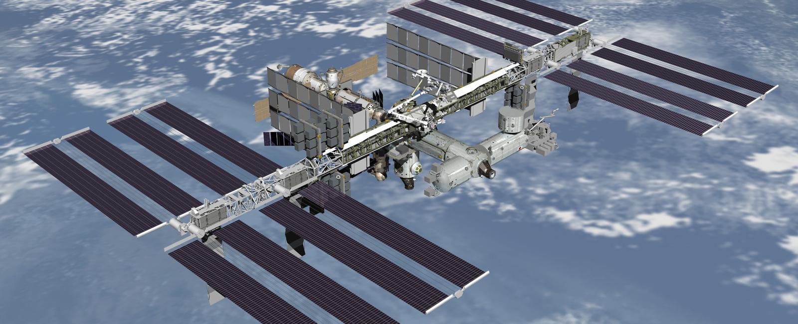 The international space station is the largest artificial body in orbit it s about 108m wide 73m long and 20m high because it s so big it s easy to see at dusk or dawn just download an iss timetable app to get the viewing times for your area