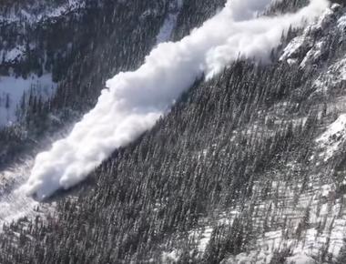 Fully formed avalanches can weigh as much as a million tons and travel over 200 mph