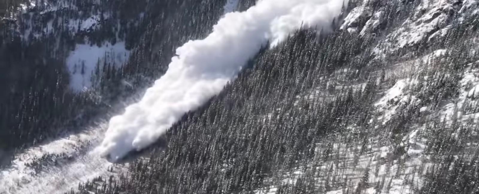 Fully formed avalanches can weigh as much as a million tons and travel over 200 mph