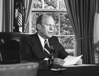 Who said i ve watched a lot of baseball on the radio gerald ford