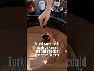 In the 16th century turkish women could initiate a divorce if their husbands didn t pour coffee for them