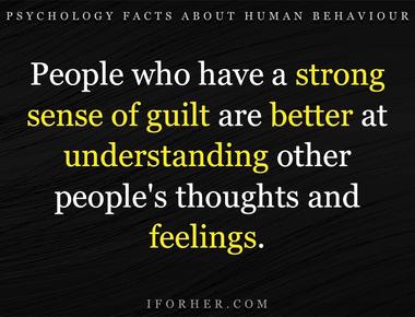 People who have a strong sense of guilt are better at understanding other people s thoughts and feelings