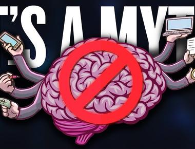 The human brain cannot multitask it can t even handle doing 2 things at once but instead quickly switches between tasks as needed