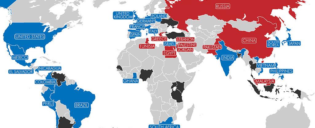 As compared to the united states china has more english speakers