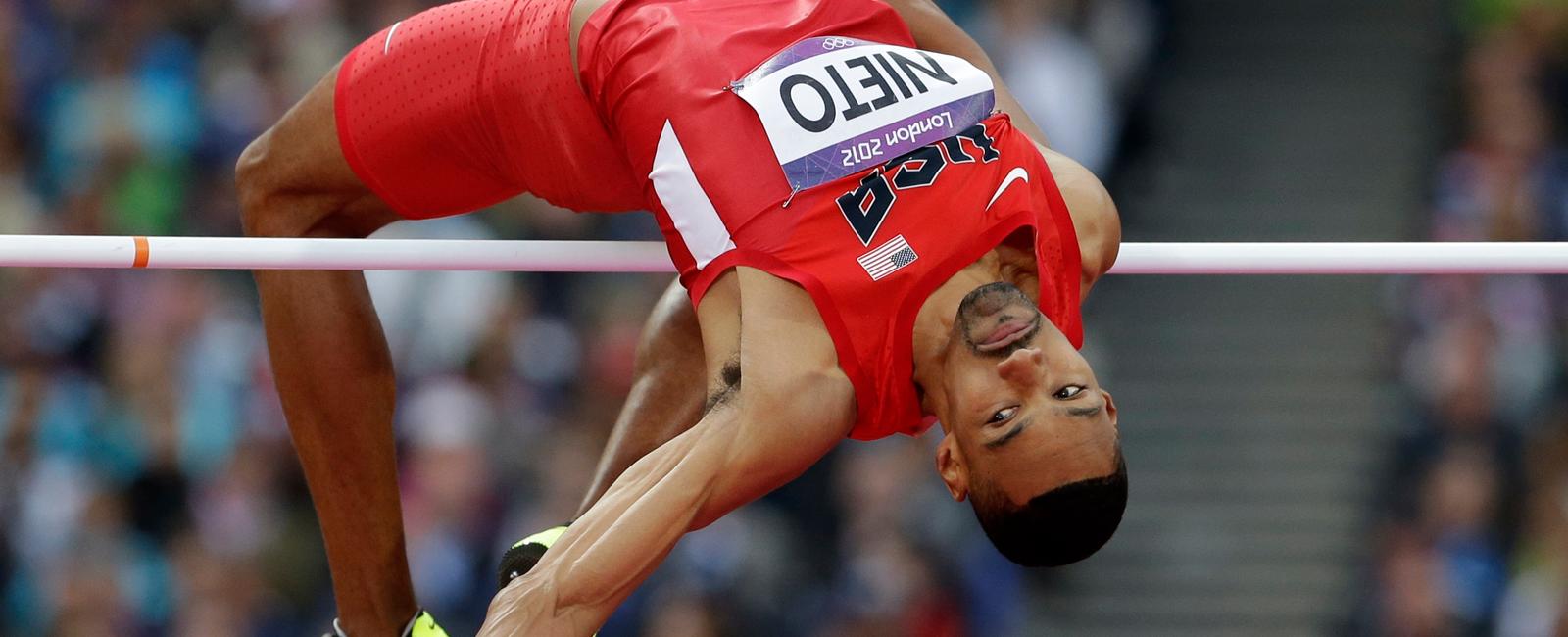 No high jumper has ever been able to stay off the ground for more than one second