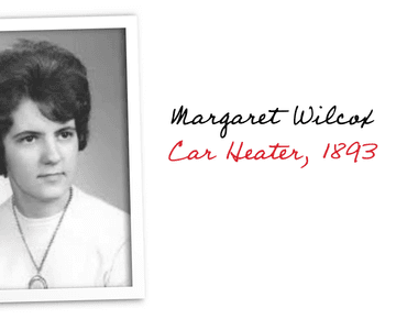 The first automobile heater was patented in 1893 by margaret a wilcox an engineer in chicago