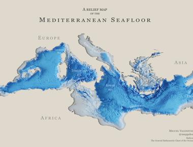 It is believed that the mediterranean sea was a desert and dried out over the course of 600 000 years