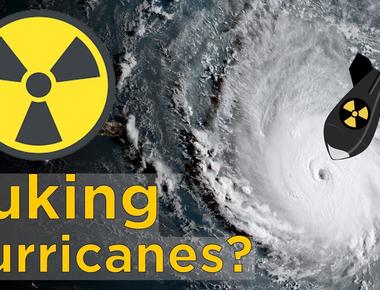 Hurricanes release the energy of 10 000 nuclear bombs over an area about 413 miles wide