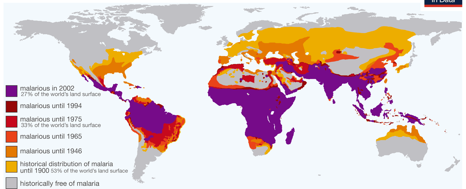 Infectious diseases such as aids malaria and tuberculosis lead to around 26 of worldwide deaths in 2002