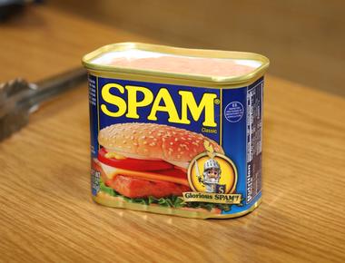 3 6 cans of spam are consumed each second