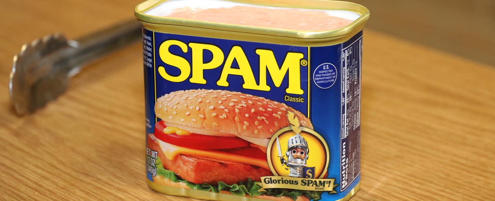 3 6 cans of spam are consumed each second