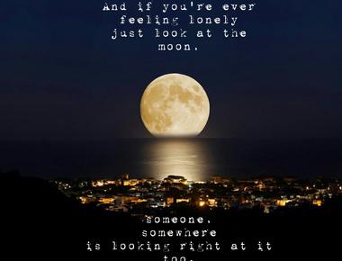 Each time you see a full moon you always see the same side