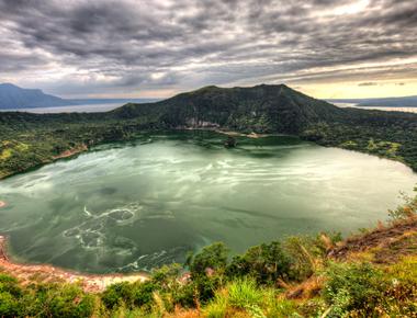 Taal is an island within a lake on an island in the philippines located just 90 minutes from manila