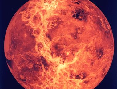 Evidence suggests venus was once an ocean world like earth but became too hot to keep its oceans