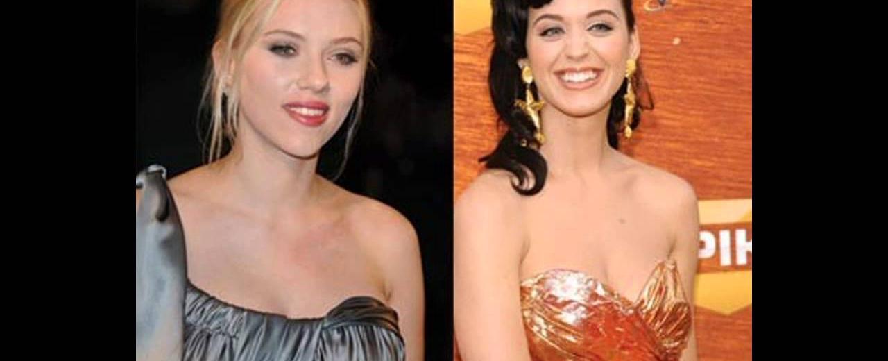 Scarlett johansson s lips inspired katy perry to co write i kissed a girl