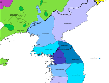 North korea and south korea speak different dialects as the states have been separated for quite some time