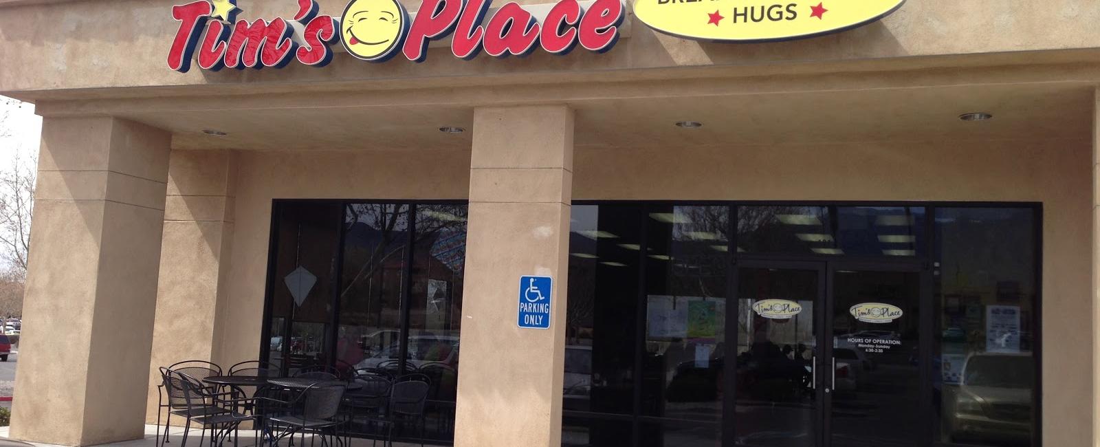 There s a restaurant in albuquerque called tim s place that serves breakfast lunch and hugs and it s owned by a man with down s syndrome