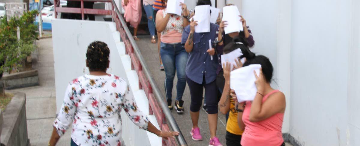 In trinidad tobago it is illegal to dry clothes or laundry anywhere that hangs over a street wall fence or even window facing a street