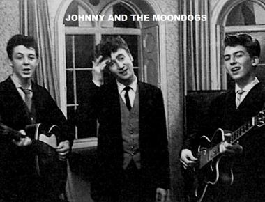 The beatles used to be called johnny and the moondogs