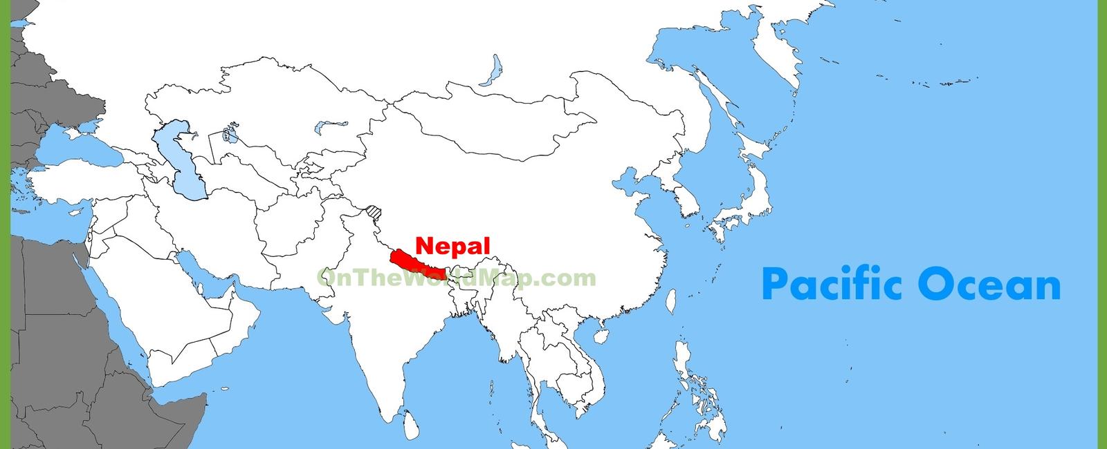 Nepal is located on which continent asia