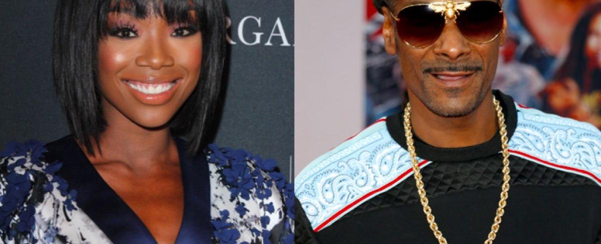 Snoop dogg and brandy are first cousins